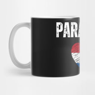 Paraguay flag, Paraguay heart Mug